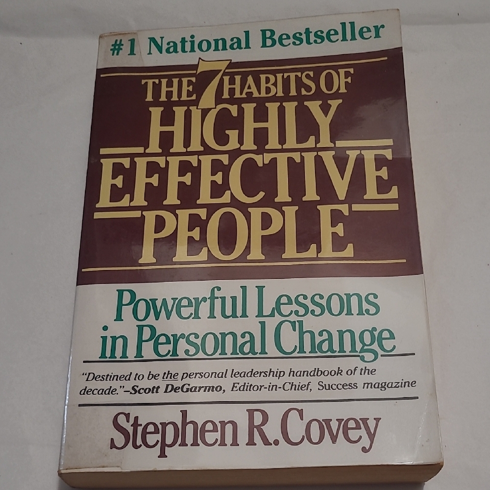 The 7 Habits of Highly Effective People Book By Stephen Covey